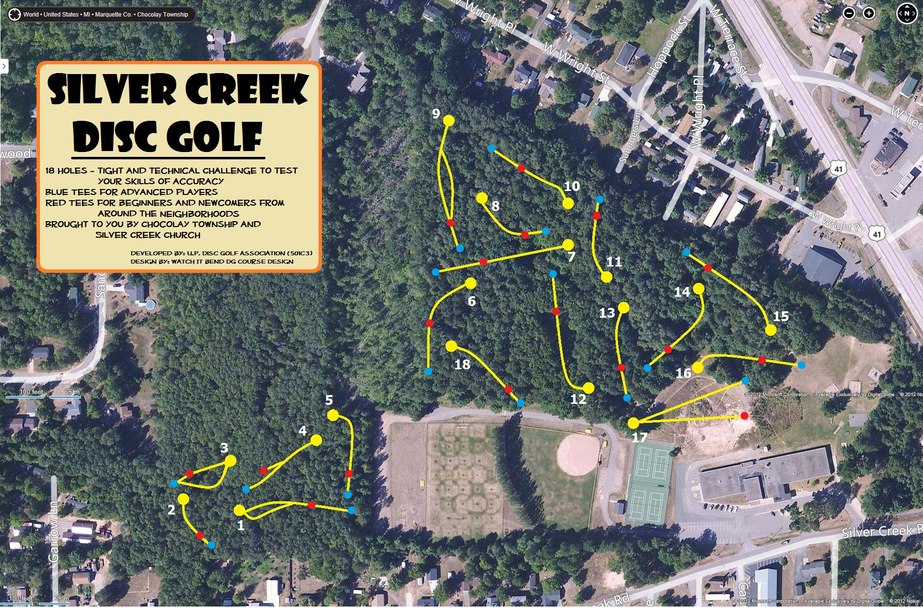 Silver Creek Disc Golf Course Professional Disc Golf Association